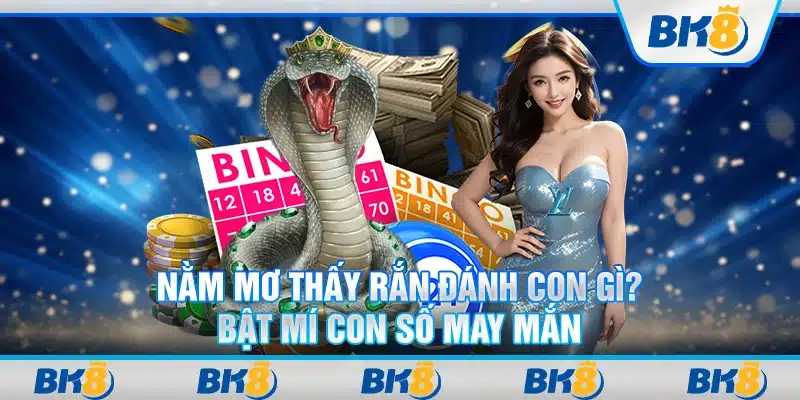 Nằm mơ thấy rắn đánh con gì? Bật mí con số may mắn